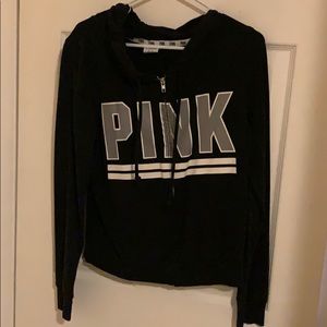 Black PINK Zip Up